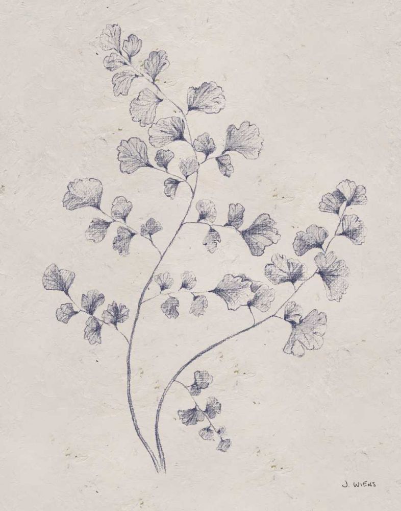 Soft Summer Sketches IV Navy art print by James Wiens for $57.95 CAD