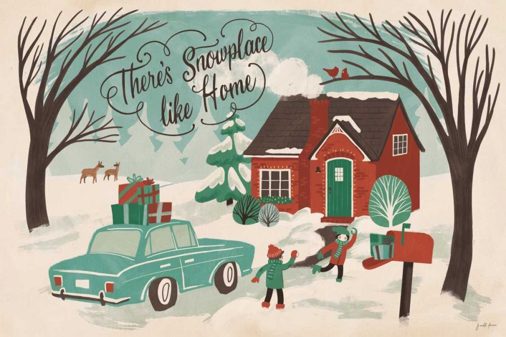 Winter Bliss I art print by Janelle Penner for $57.95 CAD