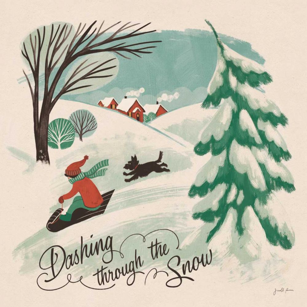 Winter Bliss IV art print by Janelle Penner for $57.95 CAD