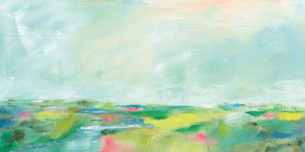 Colorful Horizon art print by Sue Schlabach for $57.95 CAD