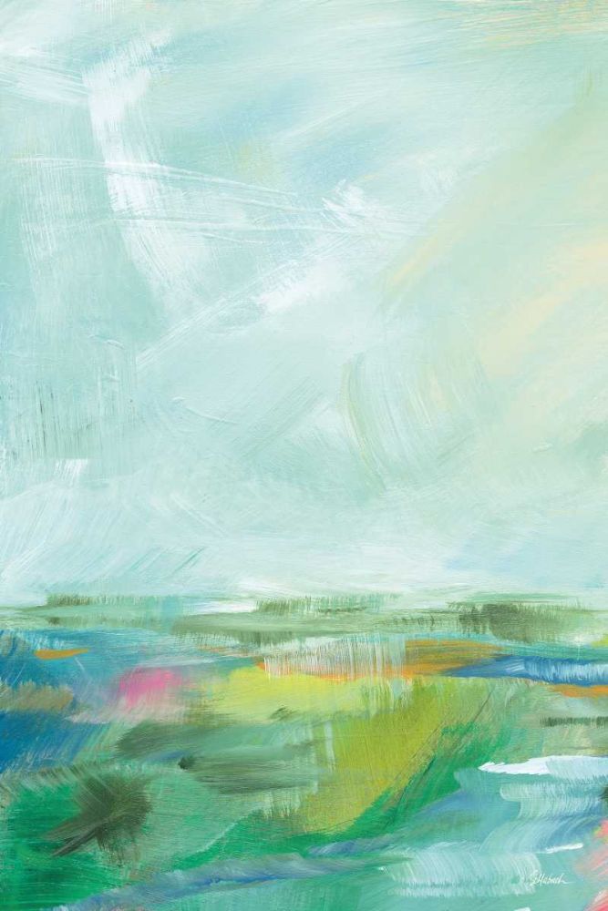 Colorful Horizon Vertical Crop I art print by Sue Schlabach for $57.95 CAD