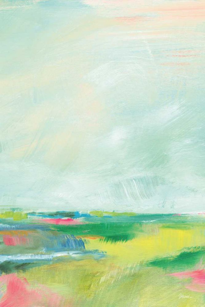 Colorful Horizon Vertical Crop II art print by Sue Schlabach for $57.95 CAD