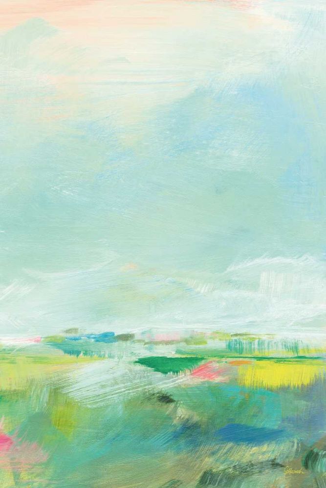 Colorful Horizon Vertical Crop III art print by Sue Schlabach for $57.95 CAD