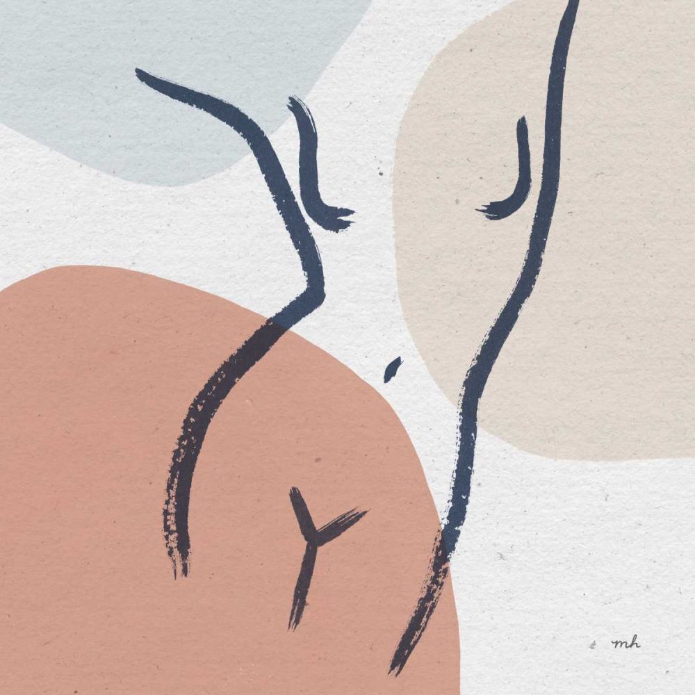 Line Figures I art print by Moira Hershey for $57.95 CAD