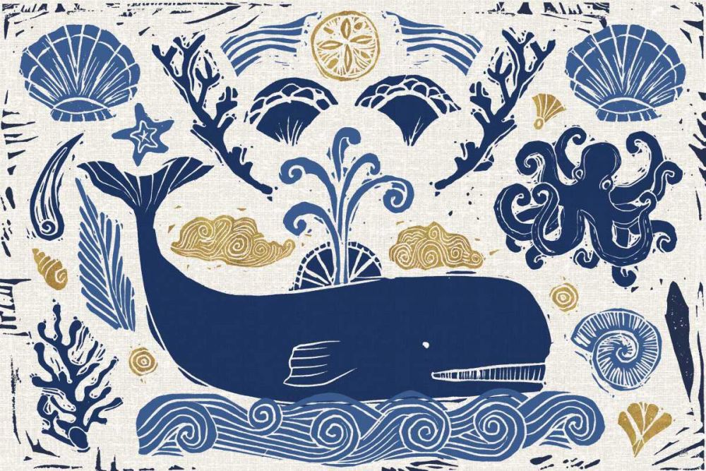 Primitive Sea I art print by Daphne Brissonnet for $57.95 CAD