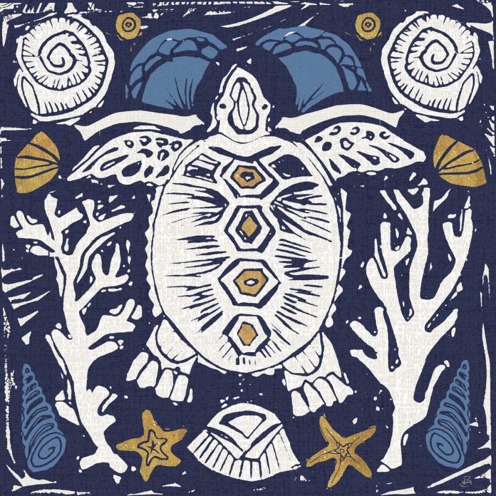 Primitive Sea III Dark art print by Daphne Brissonnet for $57.95 CAD
