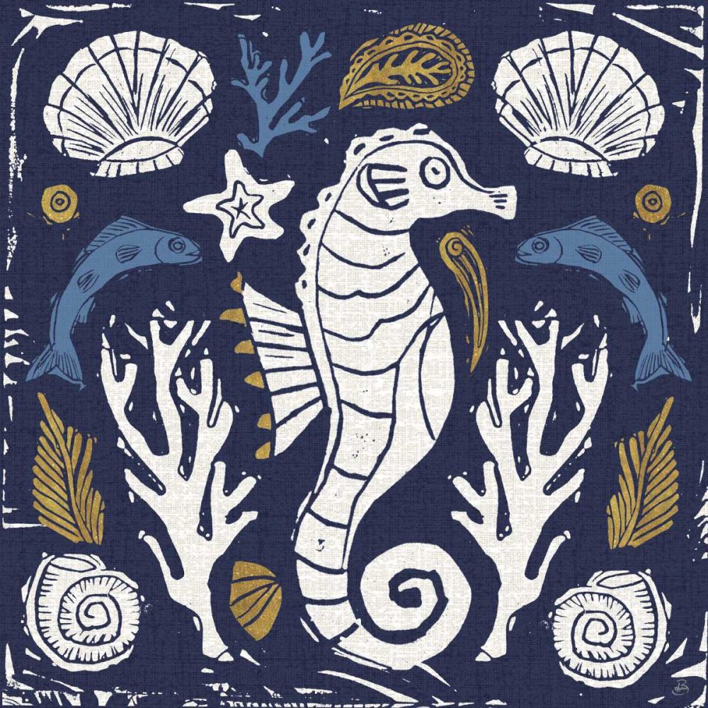 Primitive Sea VI Dark art print by Daphne Brissonnet for $57.95 CAD