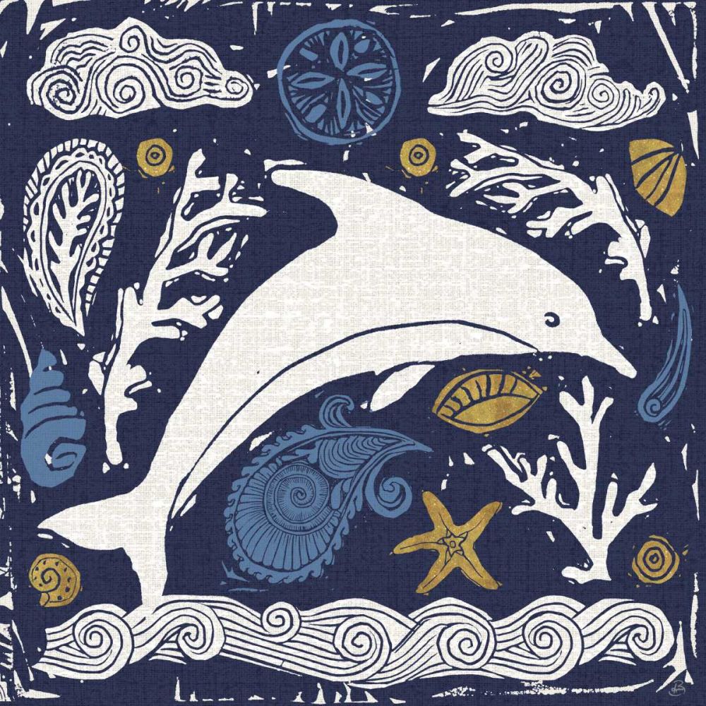 Primitive Sea VIII Dark art print by Daphne Brissonnet for $57.95 CAD