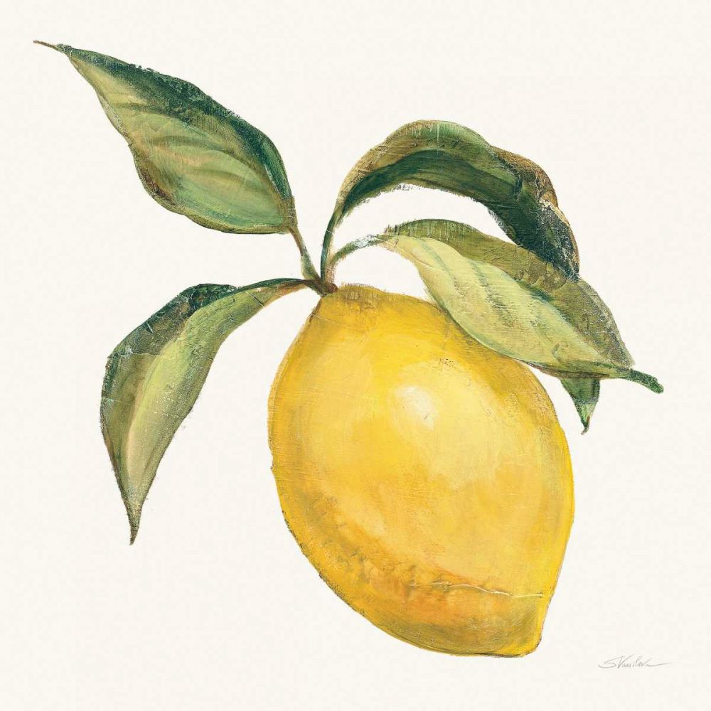 Le Citron on Cream art print by Silvia Vassileva for $57.95 CAD