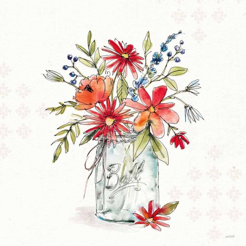Americana Mood V No Words art print by Anne Tavoletti for $57.95 CAD