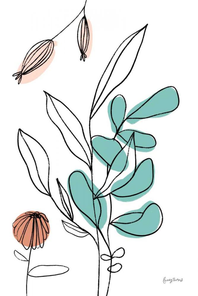 Rooted V art print by Becky Thorns for $57.95 CAD