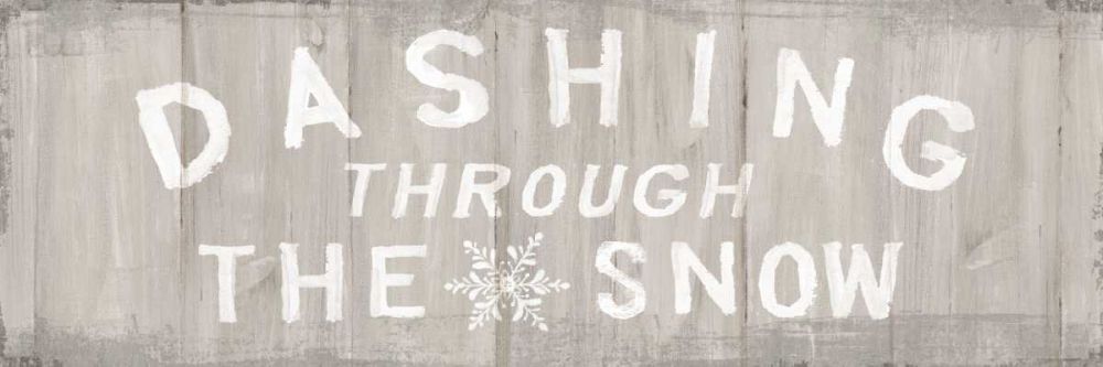 Woodland Holidays Sign I Warm Gray v2 art print by Danhui Nai for $57.95 CAD