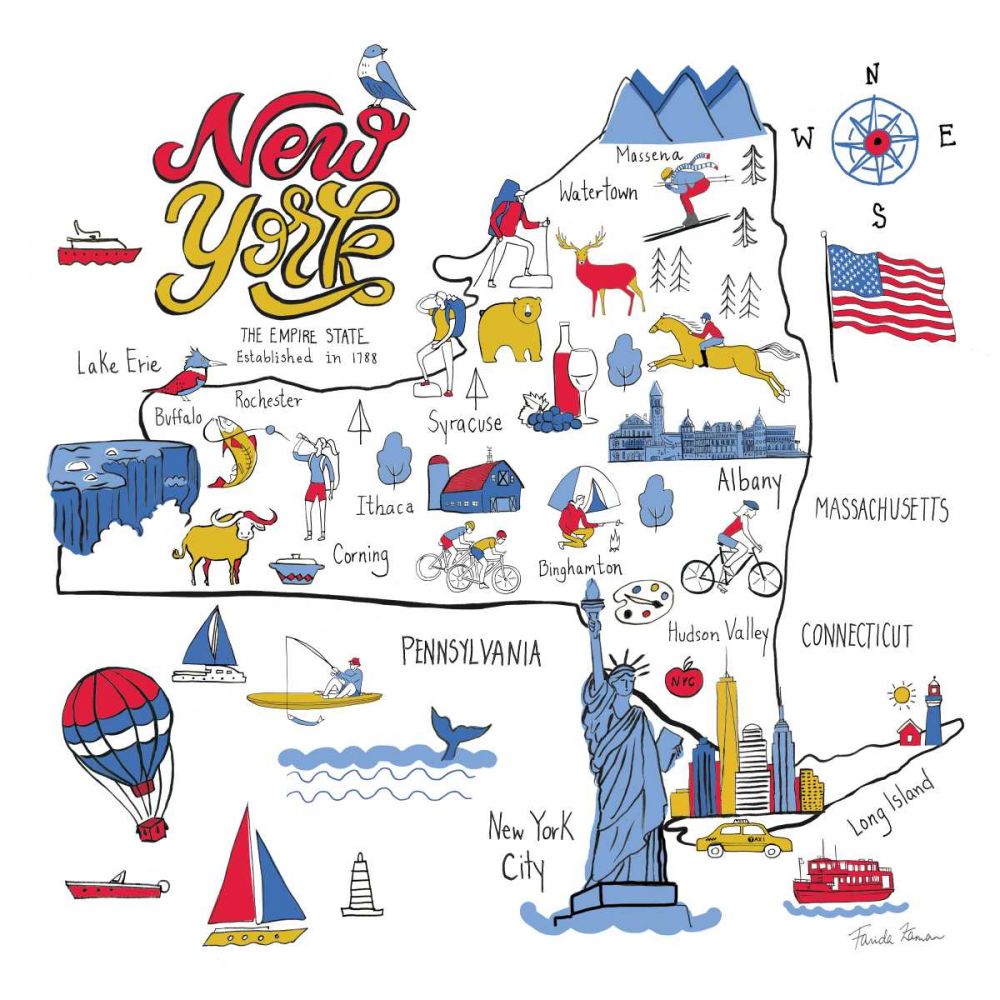New York State No BP art print by Farida Zaman for $57.95 CAD