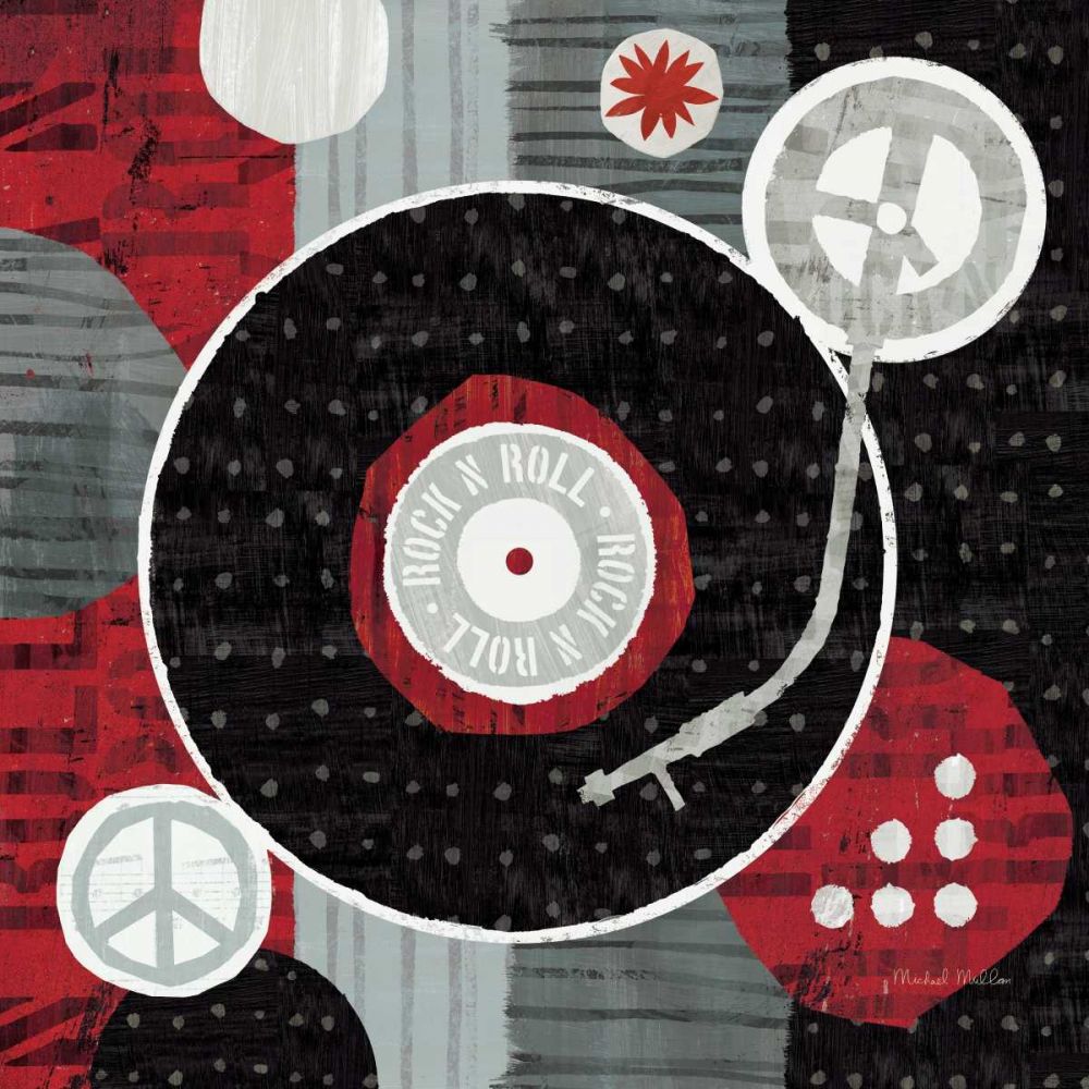 Rock N Roll Album art print by Michael Mullan for $57.95 CAD
