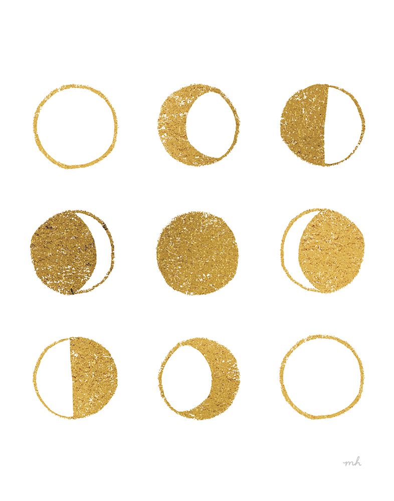 The Moon Phases art print by Moira Hershey for $57.95 CAD