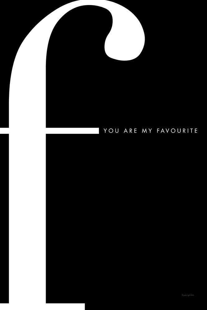 F is for Favourite art print by Mercedes Lopez Charro for $57.95 CAD