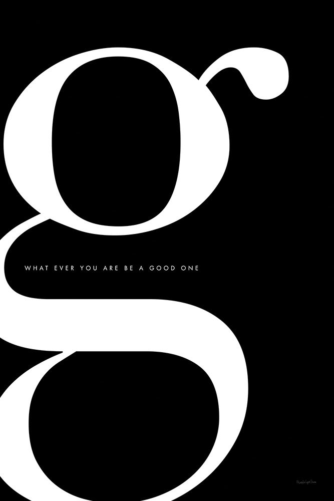 G is for Good art print by Mercedes Lopez Charro for $57.95 CAD