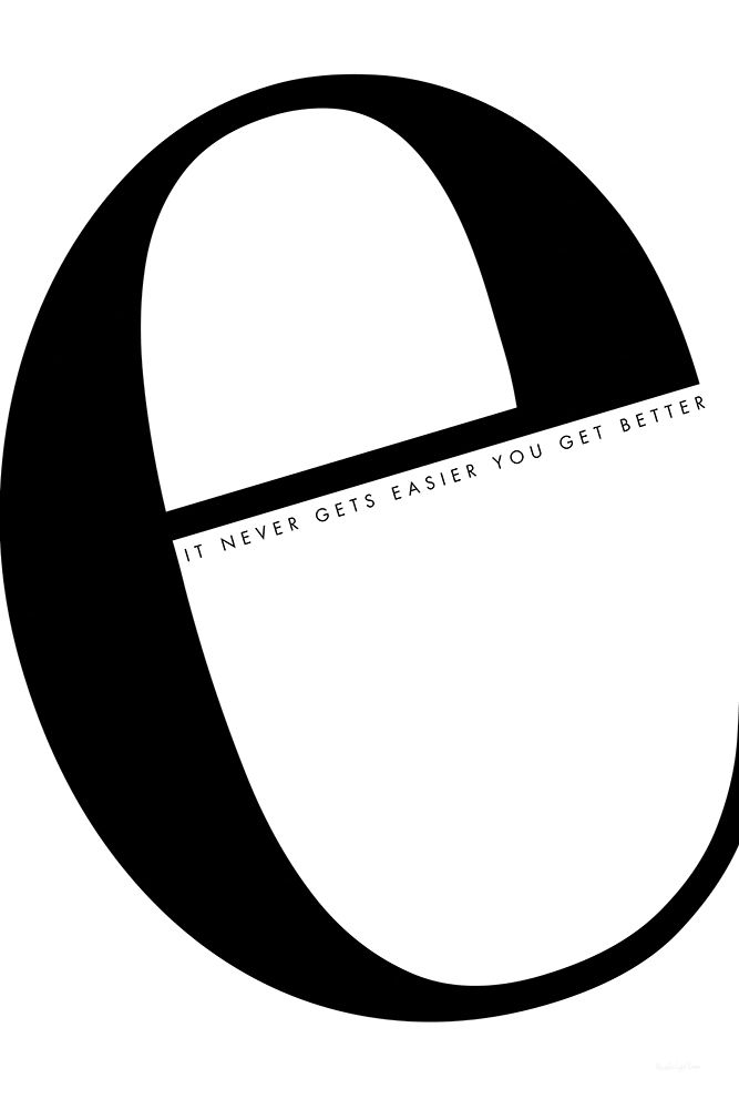 E is for Easier on White art print by Mercedes Lopez Charro for $57.95 CAD