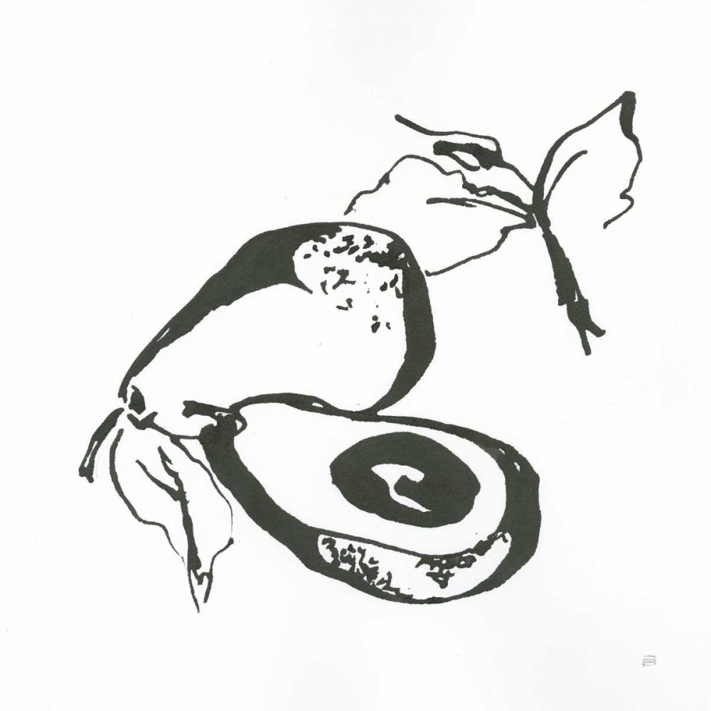 Avacado I BW art print by Chris Paschke for $57.95 CAD