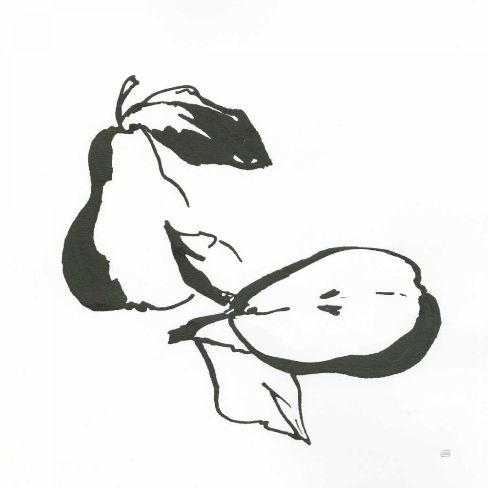 Pears BW art print by Chris Paschke for $57.95 CAD