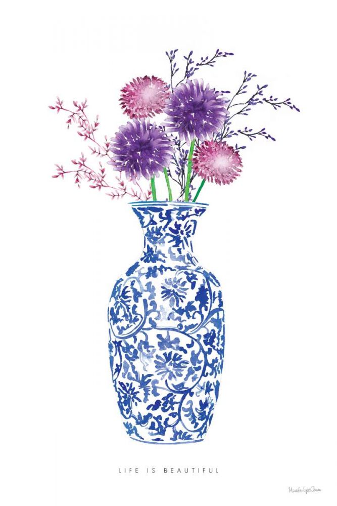 Chinoiserie Style II art print by Mercedes Lopez Charro for $57.95 CAD