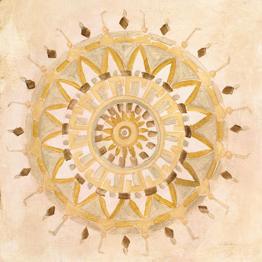 Textured Mandala art print by Silvia Vassileva for $57.95 CAD
