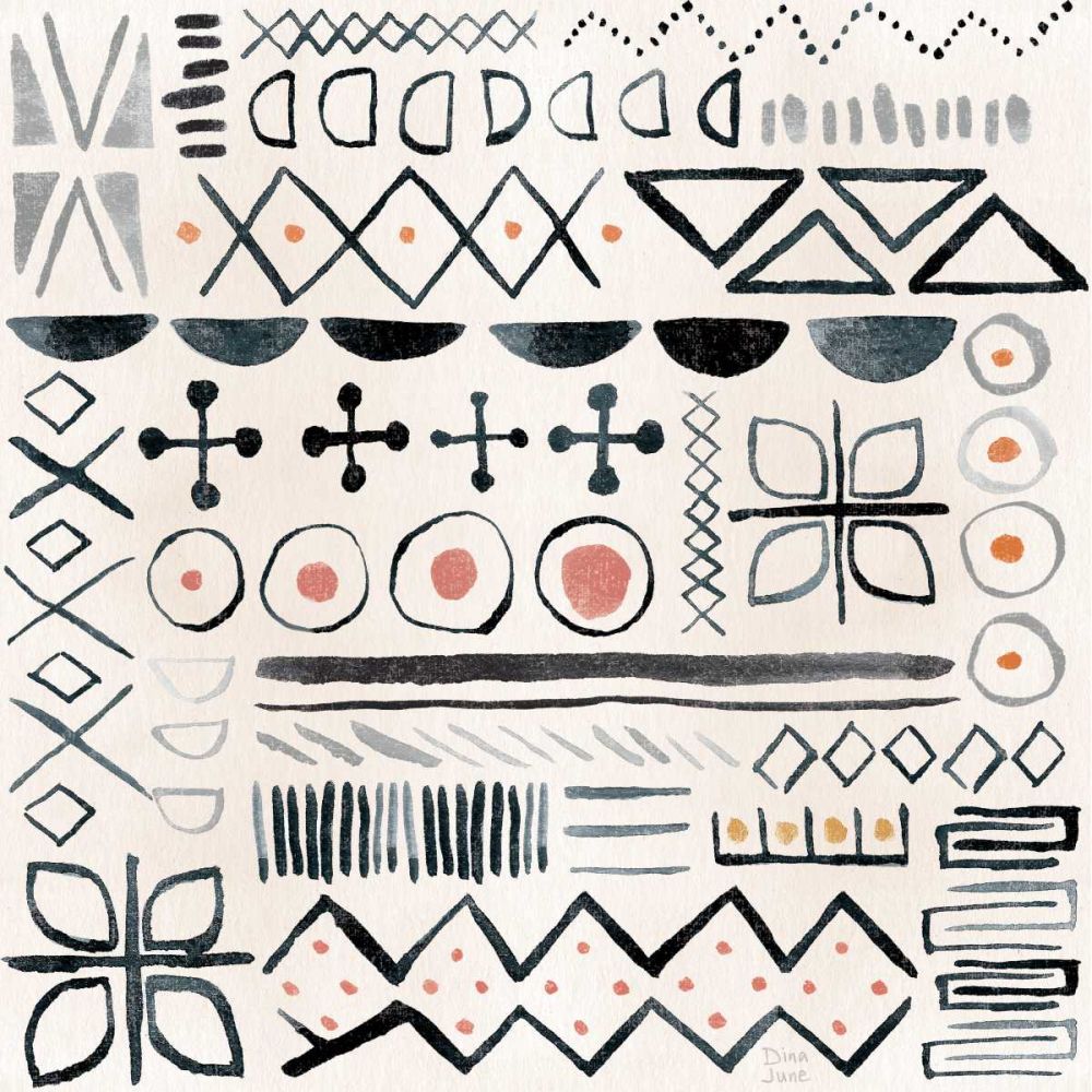 Kasbah Crush Pattern VA art print by Dina June for $57.95 CAD