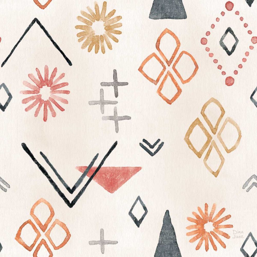 Kasbah Crush Pattern VIIA art print by Dina June for $57.95 CAD