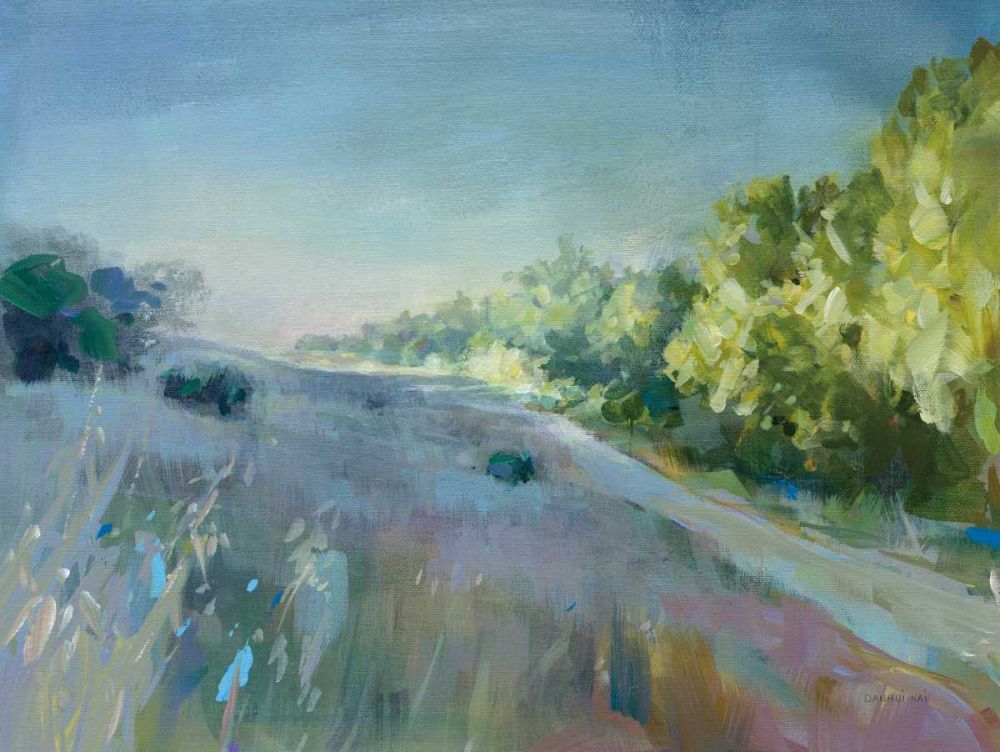 Sunrise Meadow art print by Danhui Nai for $57.95 CAD