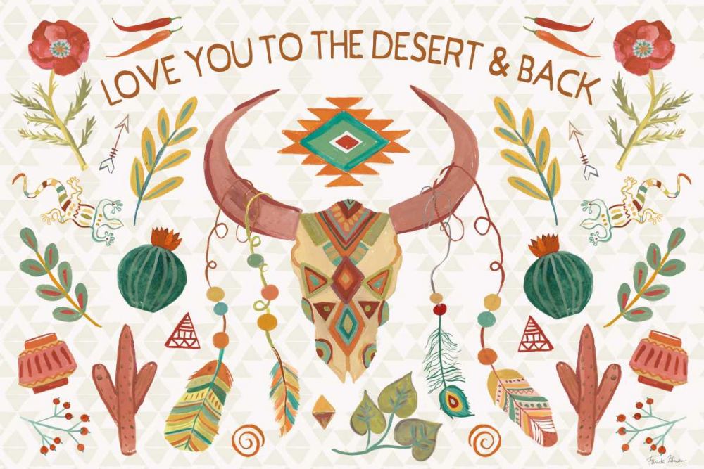 Southwest Vibes I art print by Farida Zaman for $57.95 CAD