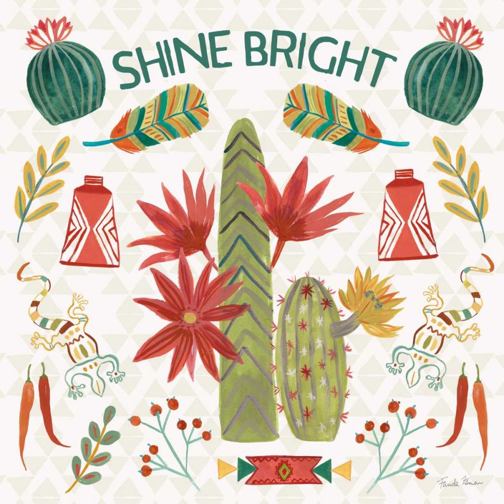 Southwest Vibes IV art print by Farida Zaman for $57.95 CAD