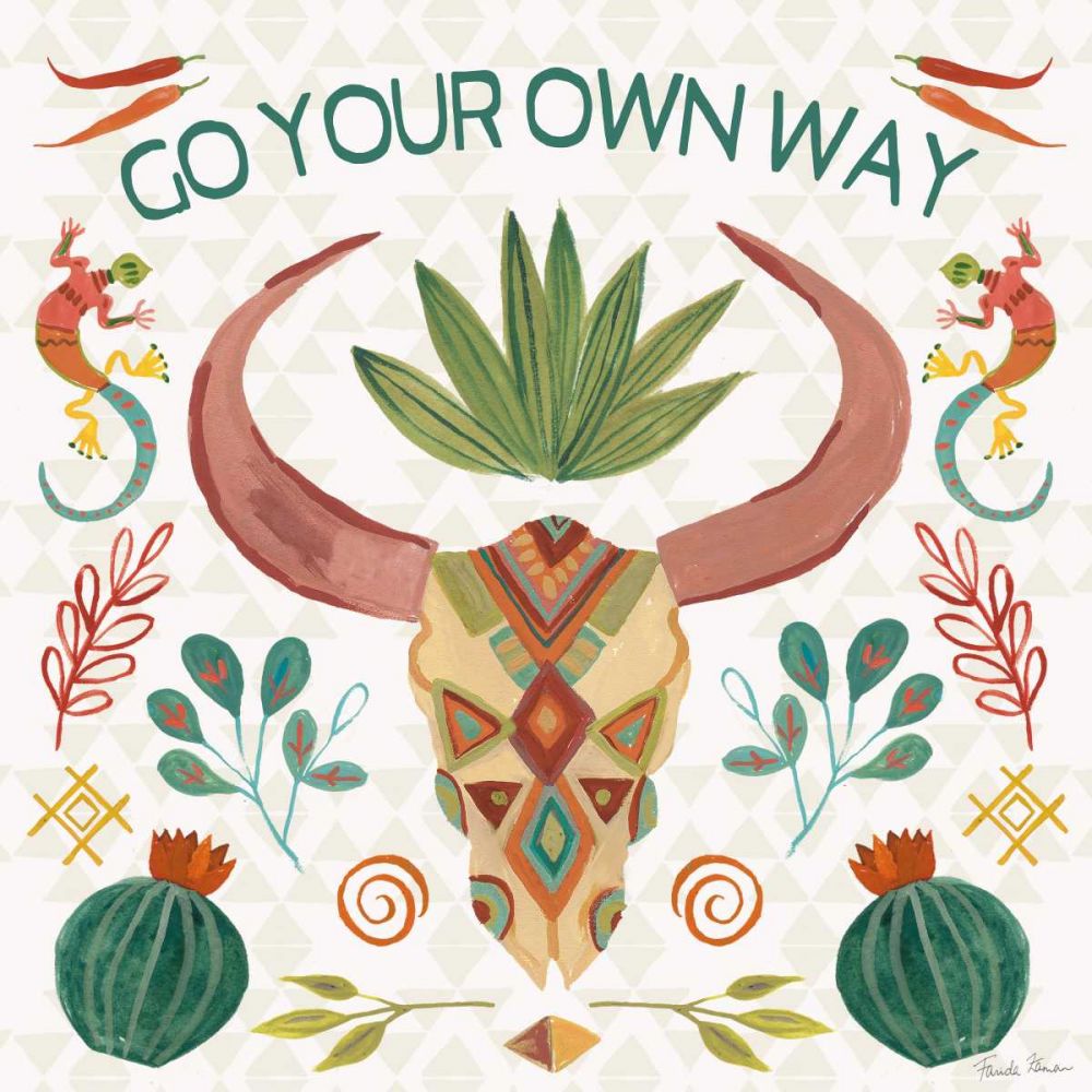 Southwest Vibes V art print by Farida Zaman for $57.95 CAD