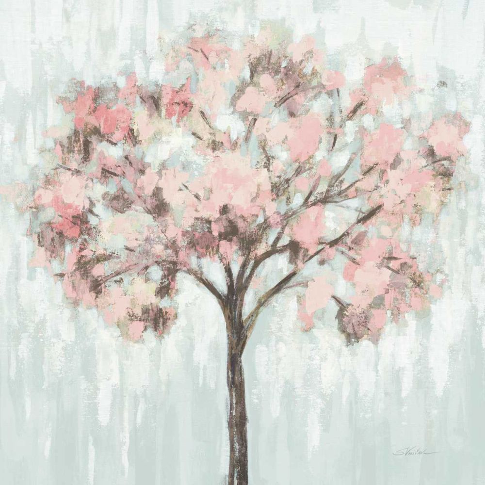 Blooming Tree Blush Crop art print by Silvia Vassileva for $57.95 CAD