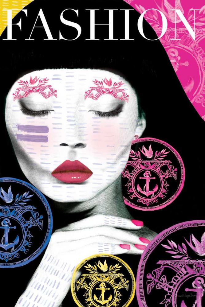 Fashion art print by Mercedes Lopez Charro for $57.95 CAD