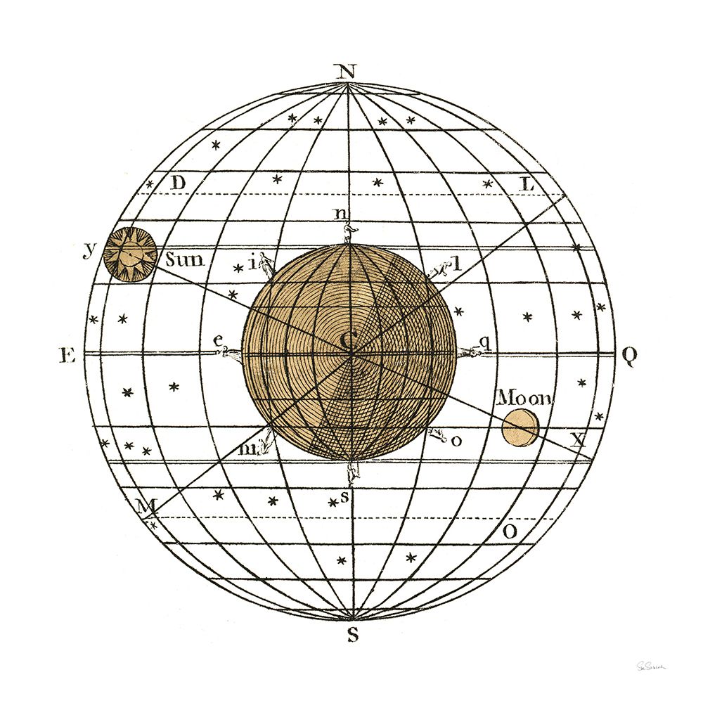 Solar Globe I art print by Sue Schlabach for $57.95 CAD