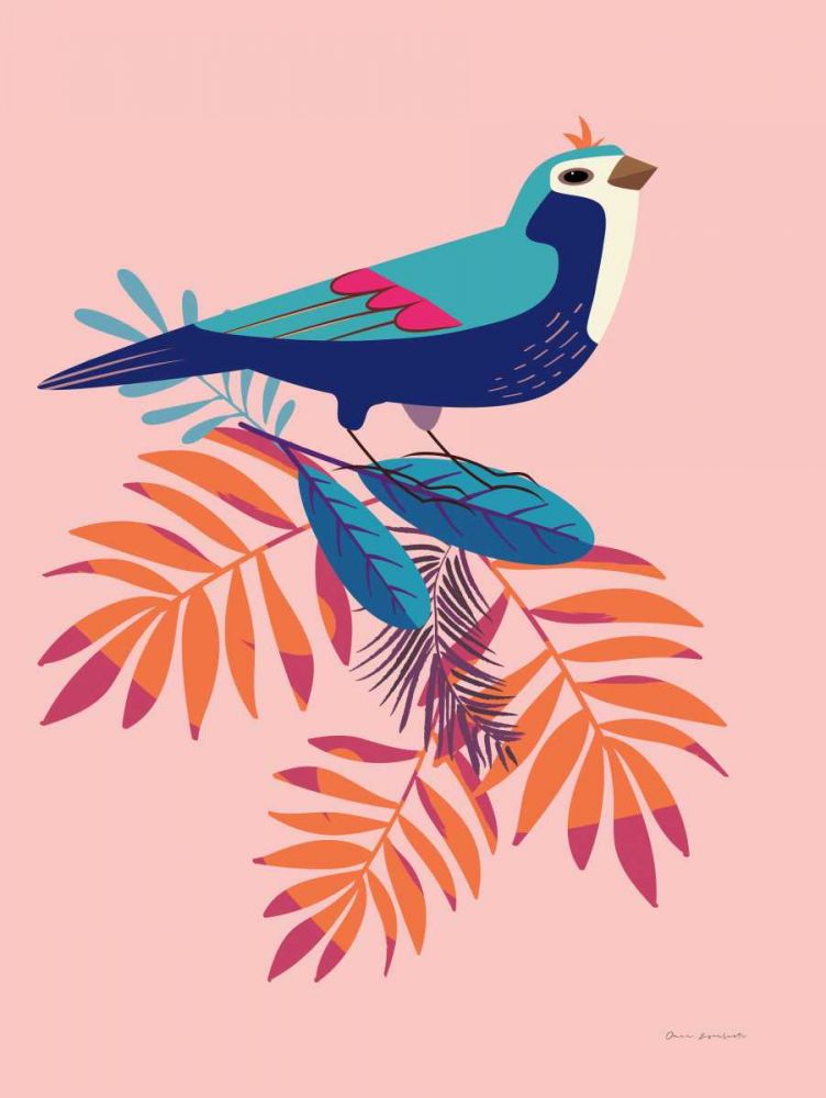 Exotic Birds III art print by Omar Escalante for $57.95 CAD