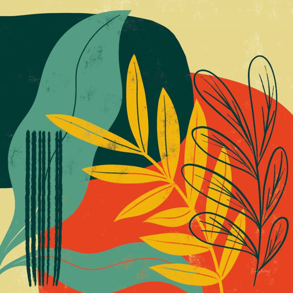 Mid Century Modern II art print by Becky Thorns for $57.95 CAD