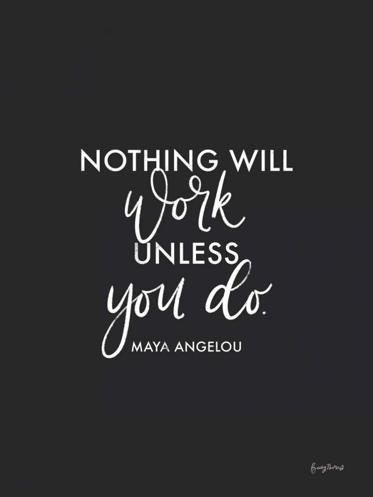 Words of Wisdom II BW art print by Becky Thorns for $57.95 CAD