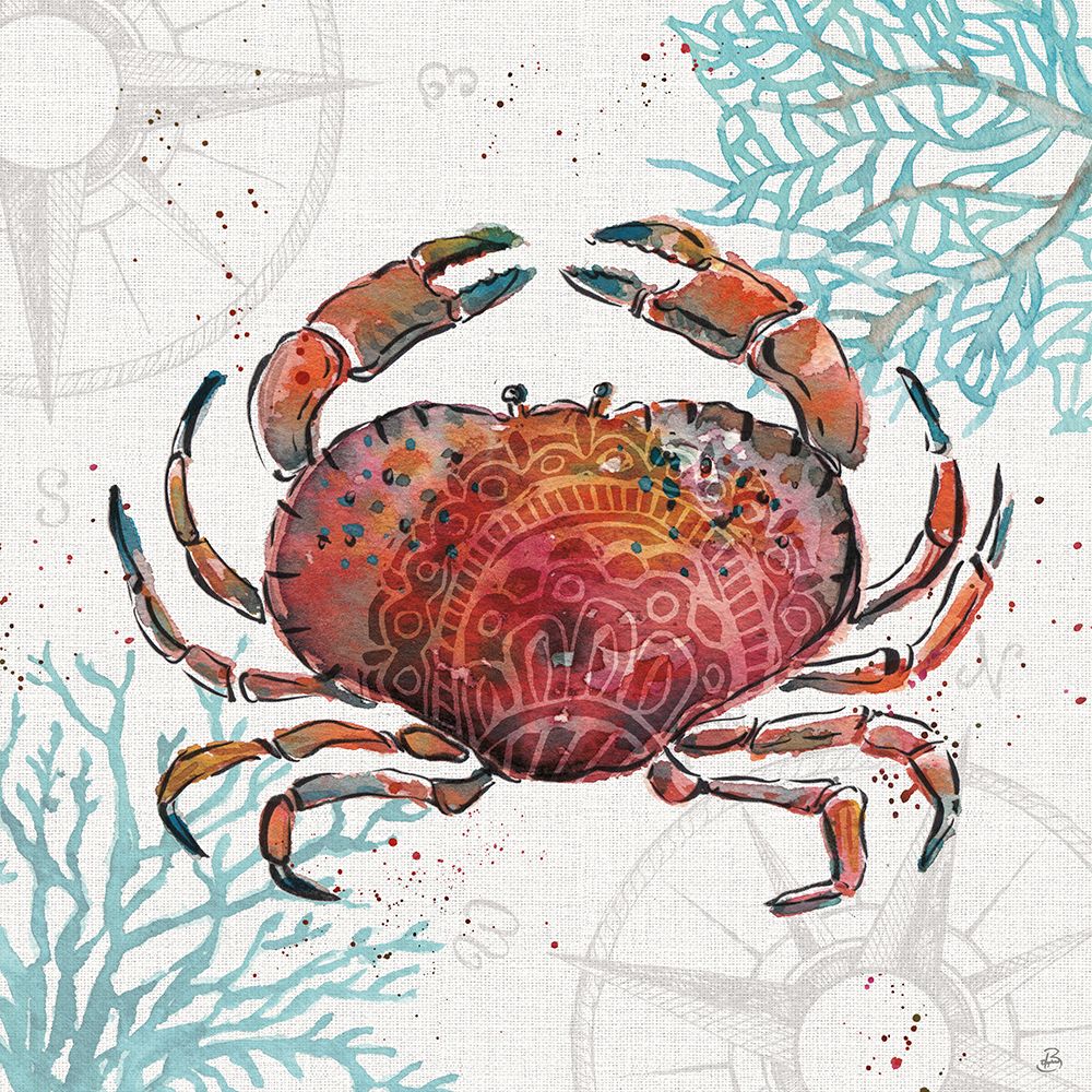 Ocean Finds II art print by Daphne Brissonnet for $57.95 CAD