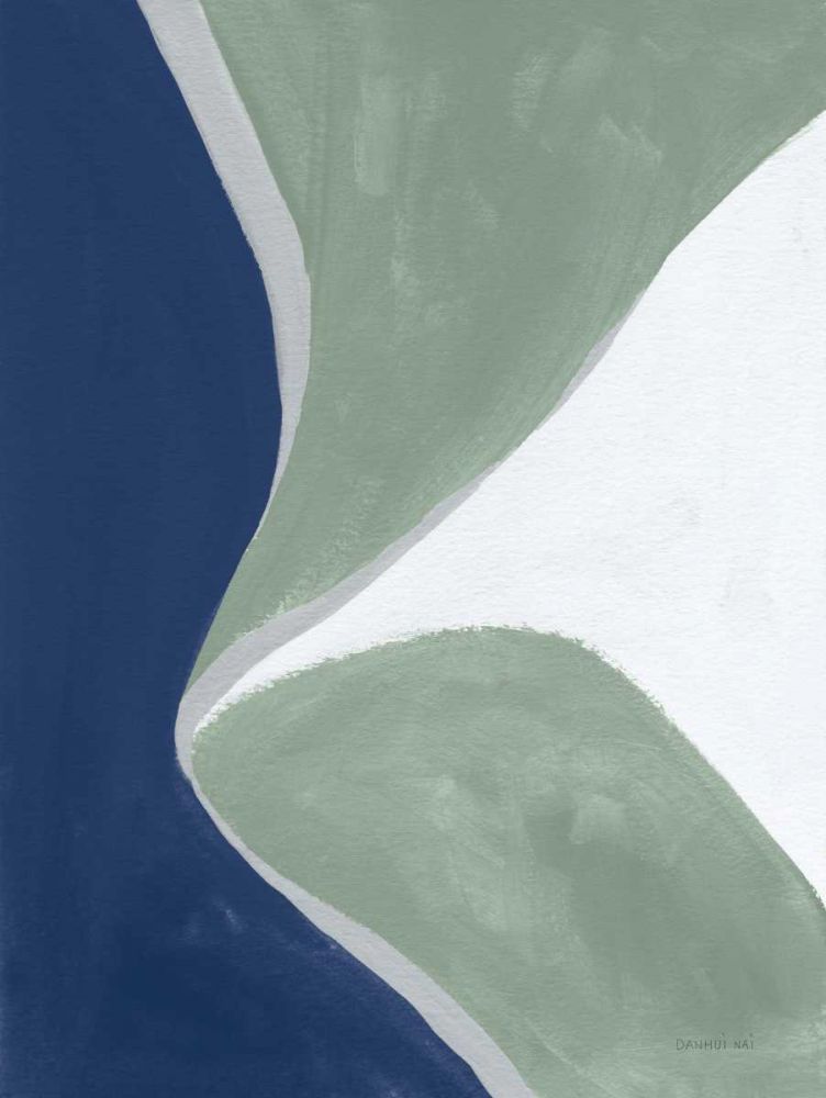 Blue Green Abstract III art print by Danhui Nai for $57.95 CAD
