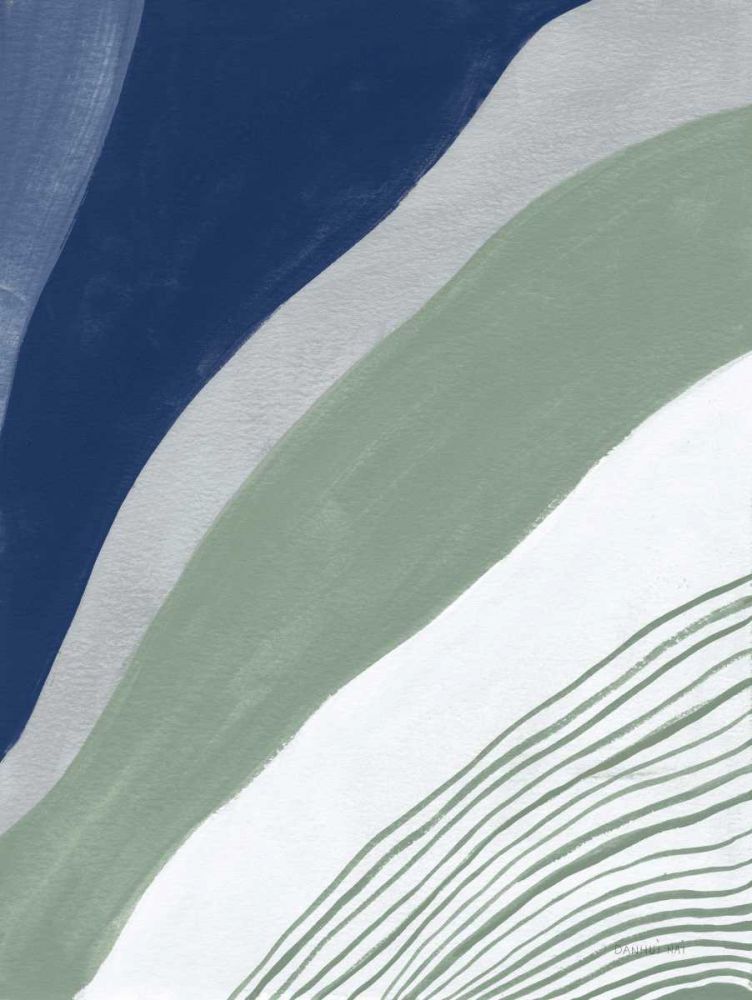 Blue Green Abstract IV art print by Danhui Nai for $57.95 CAD