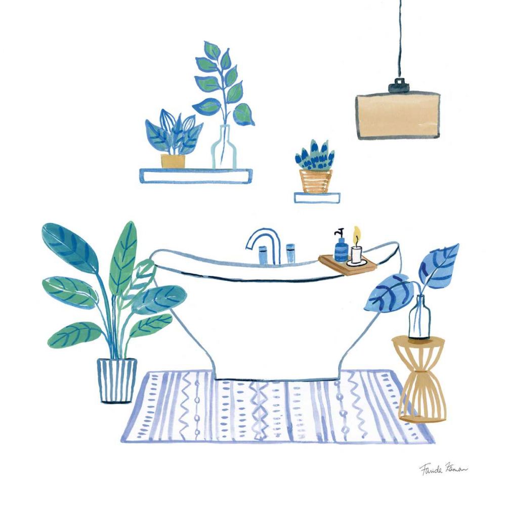 Relax II Tan art print by Farida Zaman for $57.95 CAD