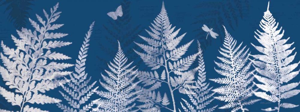 True Blue I Panel art print by Katie Pertiet for $57.95 CAD