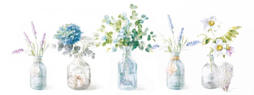 Beach Flowers I Panel art print by Danhui Nai for $57.95 CAD