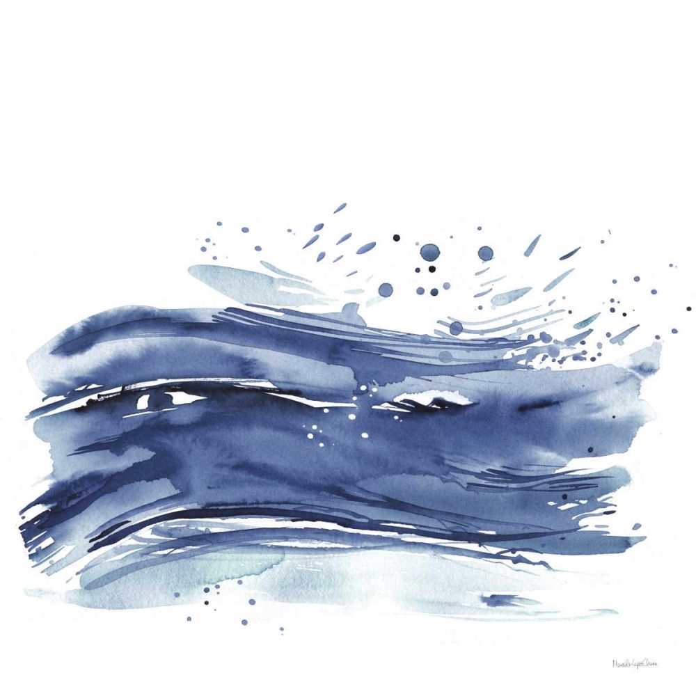 Coastal Splash II art print by Mercedes Lopez Charro for $57.95 CAD