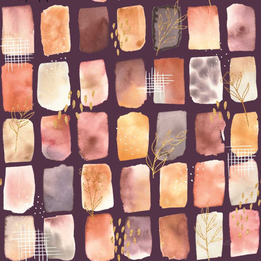 Desert Blooms Pattern XIIB art print by Laura Marshall for $57.95 CAD