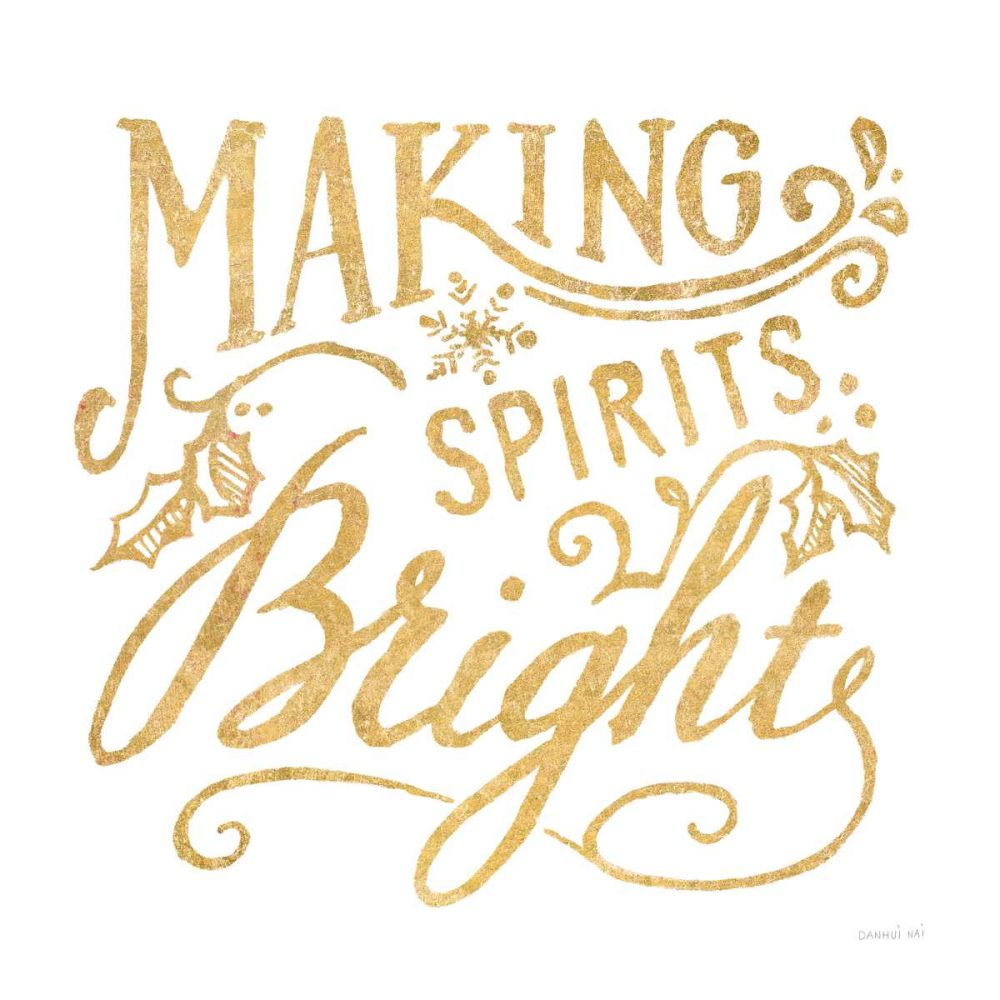 White and Bright Christmas I art print by Danhui Nai for $57.95 CAD