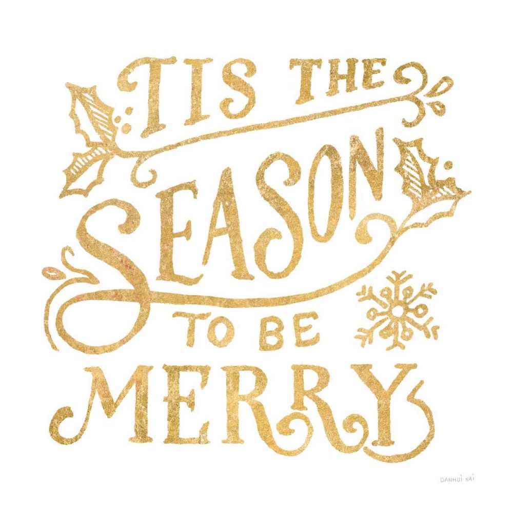 White and Bright Christmas II art print by Danhui Nai for $57.95 CAD