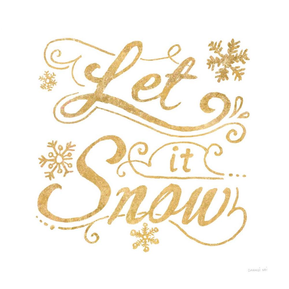 White and Bright Christmas III art print by Danhui Nai for $57.95 CAD