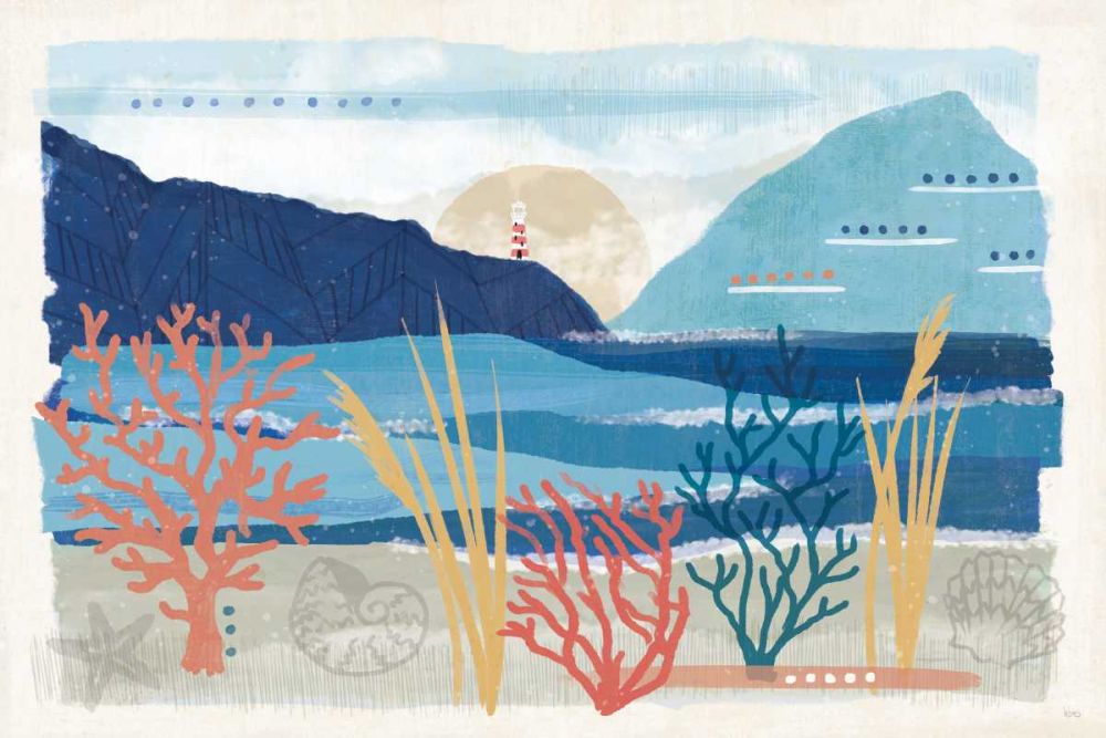 Coastal View I art print by Veronique Charron for $57.95 CAD